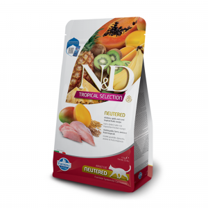 FARMINA NATURAL & DELICIOUS CAT TROPICAL SELECTION CHICKEN NEUTERED 4kg