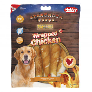 Nobby StarSnack Barbecue Wrapped Chicken M, 500g