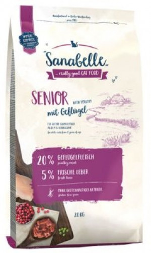 SANABELLE Senior - sausā barība kaķiem 2kg