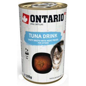 Konservi kaķēniem – Ontario Drink Kitten Tuna 135g