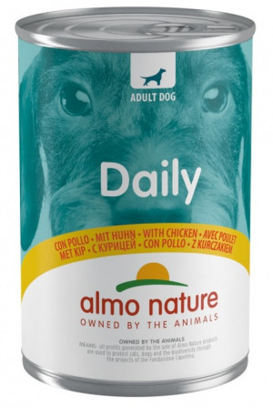 ALMO NATURE Daily Dog With Chicken - konservi suņiem 400g