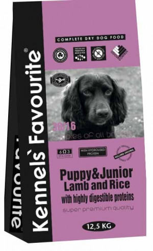 FAVOURITE Puppy&Junior Lamb&Rice 12.5kg