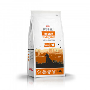 PUPIL Premium Dog Light Senior MINI turkey&rice 1.6kg