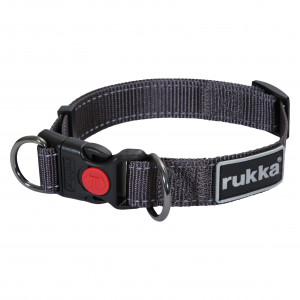 RUKKA kakla siksna BLISS M 45-55cm/25mm pelēka