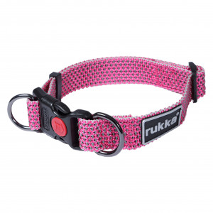 RUKKA kakla siksna STAR S 30-40cm/20mm rozā
