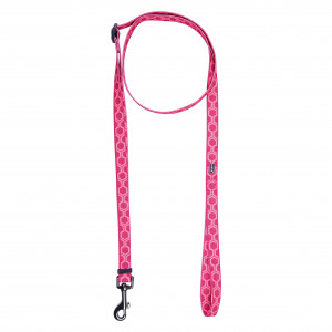 RUKKA pavada TWIST ECO L 125-200cm/25mm rozā