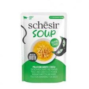 Schesir Zupa Vista un Ķirbis 6x40g Cena norādīta par 1gb. un ir spēkā pasūtot 6gb