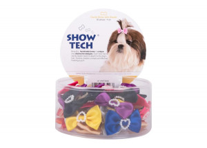 Show Tech Candy Bows with Elastic 50 pcs