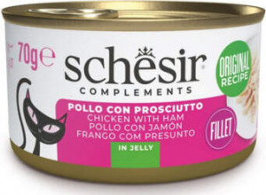 Schesir VISTAS FILEJA UN ŠĶIŅĶIS želejā 6 x  70g