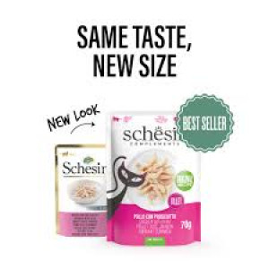 Schesir Pouch Vista un šķiņķis želejā 6 x 70g