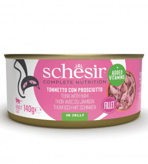 Schesir Tuncis un šķiņķis želejā 8 x 140g