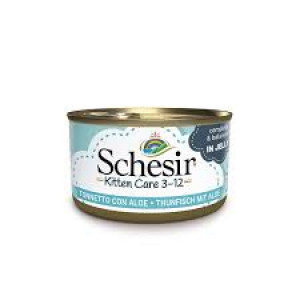 Schesir Kitten Tuncis un alveja želejā 6 x 85g