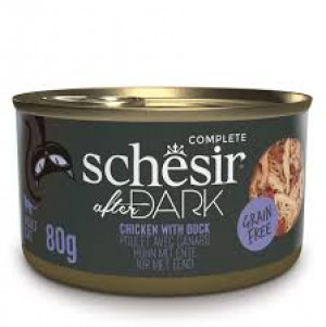 Schesir After Dark  Vista un pīle buljonā 6 x 80g  Cena norādīta par 1gb. un ir spēkā pasūtot 6gb.
