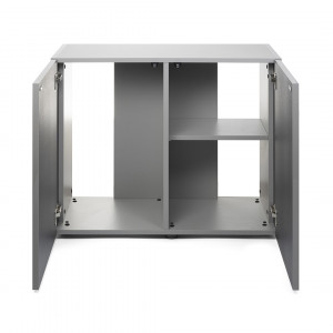 CABINET GLOSSY 80 GRAY - skapīs akvārijam AQUARIUM SET GLOSSY ST 80