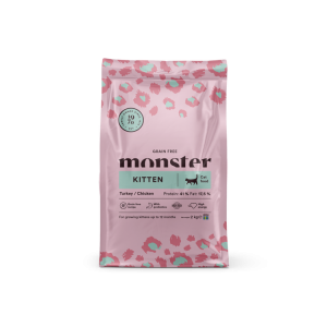 Monster Cat Grain Free Kitten Turkey/Chicken 2kg