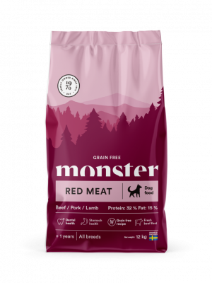 Monster Dog Grain Free Adult Red Meat 12kg