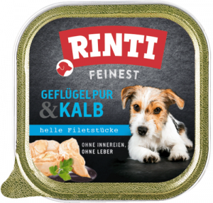 Rinti Feinest Gefl&Kalb 11 x 150g ar mājputnu un teļa gaļu