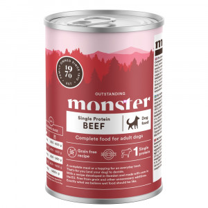 Monster Dog Adult Single Protein Beef 6x400g