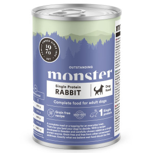 Monster Dog Adult Single Protein Rabbit 400g 6x400g