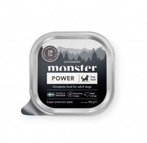 Monster Dog Power Chicken Pate Tray 150g 