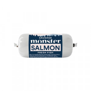 Monster Dog Sausage Salmon 6x80g