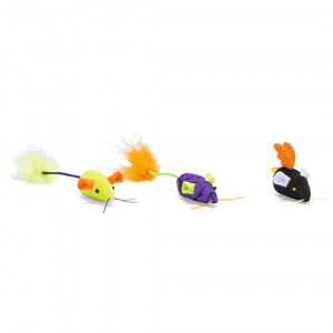 Beeztees Halloween mice kaķu rotaļlietas 3gb
