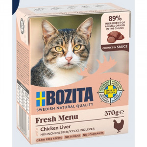 Bozita Fresh Menu Chicken Liver Sauce 370g x6