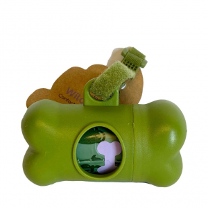 Green Bone Dispenser + 1 Roll Unscented 