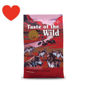 TOW Taste Of The Wild Southwest Canyon Canine Dog Formula 12.2kg Cena norādīta par 1 gb. un ir spēkā pasūtot 2 gb.