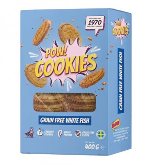 POW! Dog Cookie Grain free Whitefish 400g