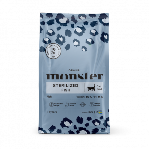 Monster Cat Original Sterilized Fish 400g