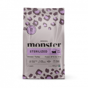 Monster Cat Original Sterilized Chicken&Turkey 400g