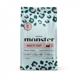 Monster Cat Original Multicat Salmon&Poultry 400g