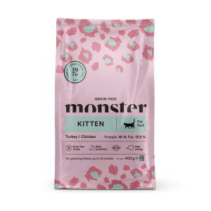 Monster Cat Grain free Kitten Turkey&Chicken 400g