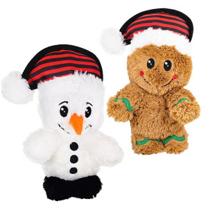 Nobby Xmas plīša sniegavīrs/piparkūku vīriņš 1gab.