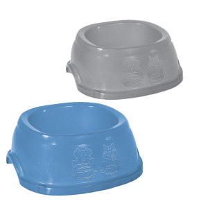 STEFANPLAST Bļoda BREAK 5, 3l pelēks/zils