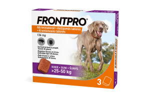 FRONTPRO 136MG KOŠĻ TABL SUŅIEM (>25-50KG) XL N3 (3 tabletes)