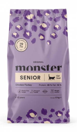 Monster Cat Original Senior Chicken/&Turkey 6kg
