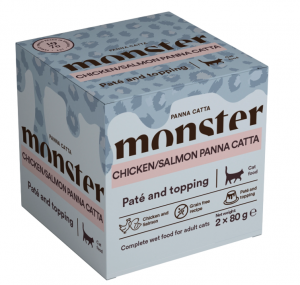 Monster Cat Panna Catta Chicken&Salmon 2x80g