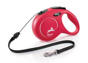Flexi New Classic M 8m-sarkana (virve)