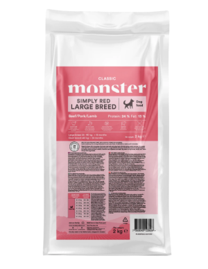 Monster Dog Classic Simply Red Large Breed 2kg