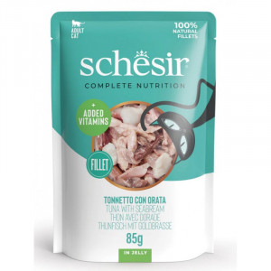 Schesir Pouch Tuncis un jūras breksis želejā 85g