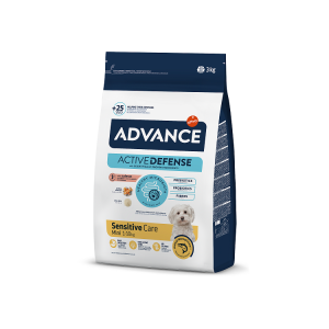 ADVANCE DOG MINI ADULT SENSITIVE sausā barība suņiem  3 kg